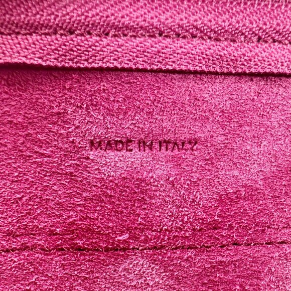 Celine  Micro Belt Grained Calfskin Leather Shoulder Bag Burgundy - Picture 16 of 16